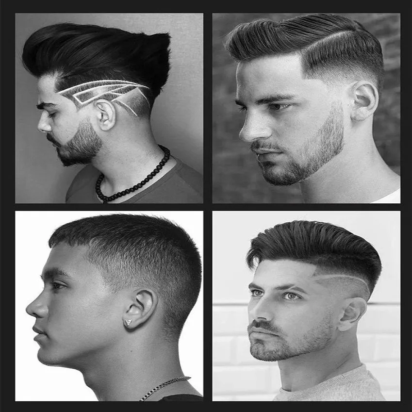 Kemei ไฟฟ้าที่ตัดขนตัด Maching ไร้สาย Trimmer Men Professional เครื่อง Clipper ผมชาร์จตัดผม