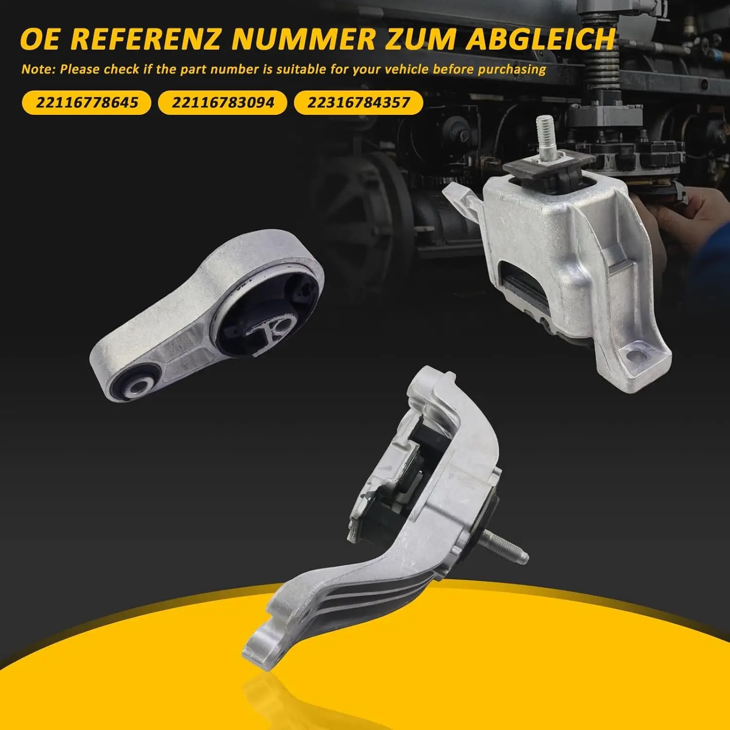 Engine Motor & Transmission Mount Kit for MINI Cooper R55 R56 R57 R58 R59 R60 R61 22116778645 22316784357 22116783094