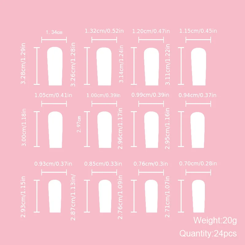 24枚入り ホワイト ロング コフィン型 つけ爪 バンドゥ風 ゴースト ホラー パンプキンデザイン ハロウィン プレスオンネイル フレンチ スパイシーガール マニキュアアート