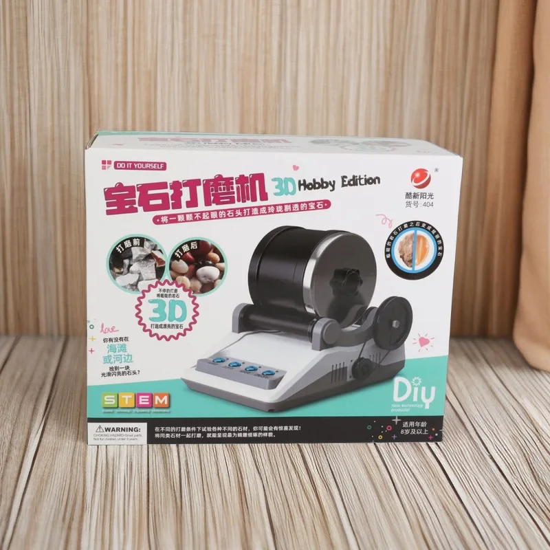 

Electric Gem Grinder Physical Science Experiment Set DIY Stone Polishing Machine Test