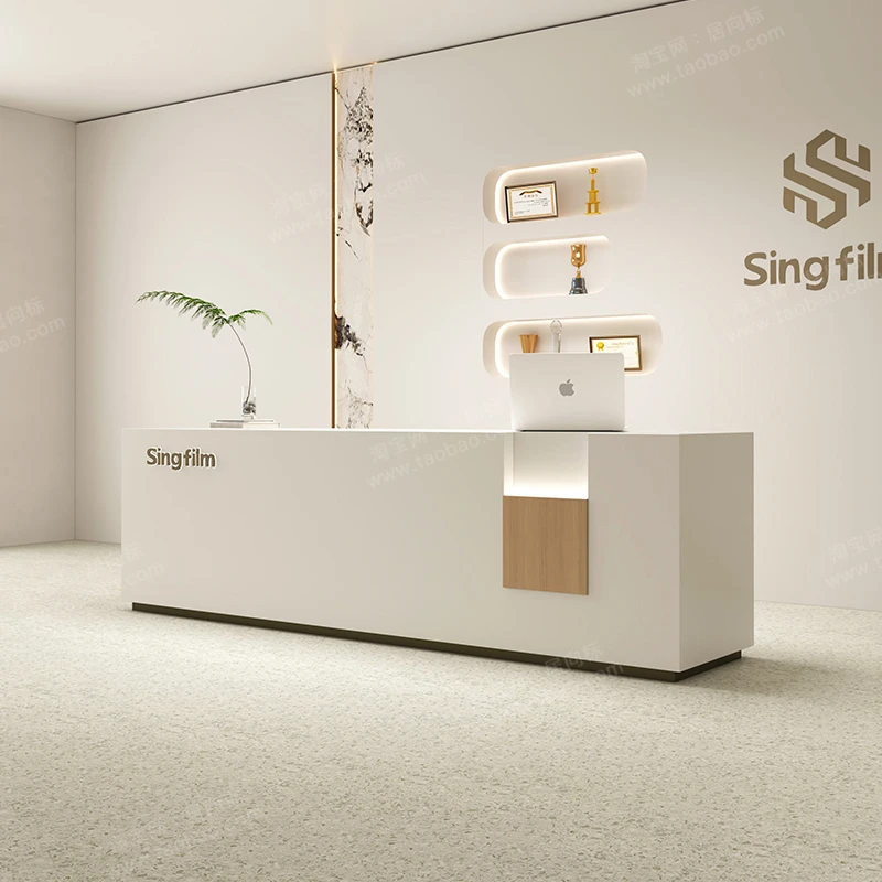 

Reception Counter Luxury Beauty Salon Desk Office Furniture Unicycle Modern Office Desks Restaurant Table Piccopreso Furniture