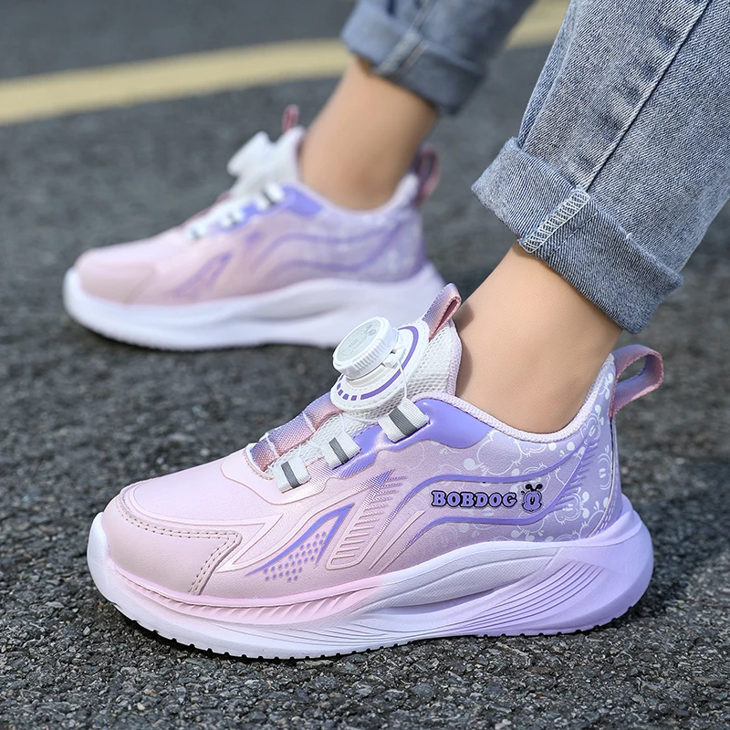 

Осенняя детская спортивная обувь 202, легкие детские кроссовки с кожаным верхом и мягкой подошвой, повседневная обувь для бега для мальчиков и девочек