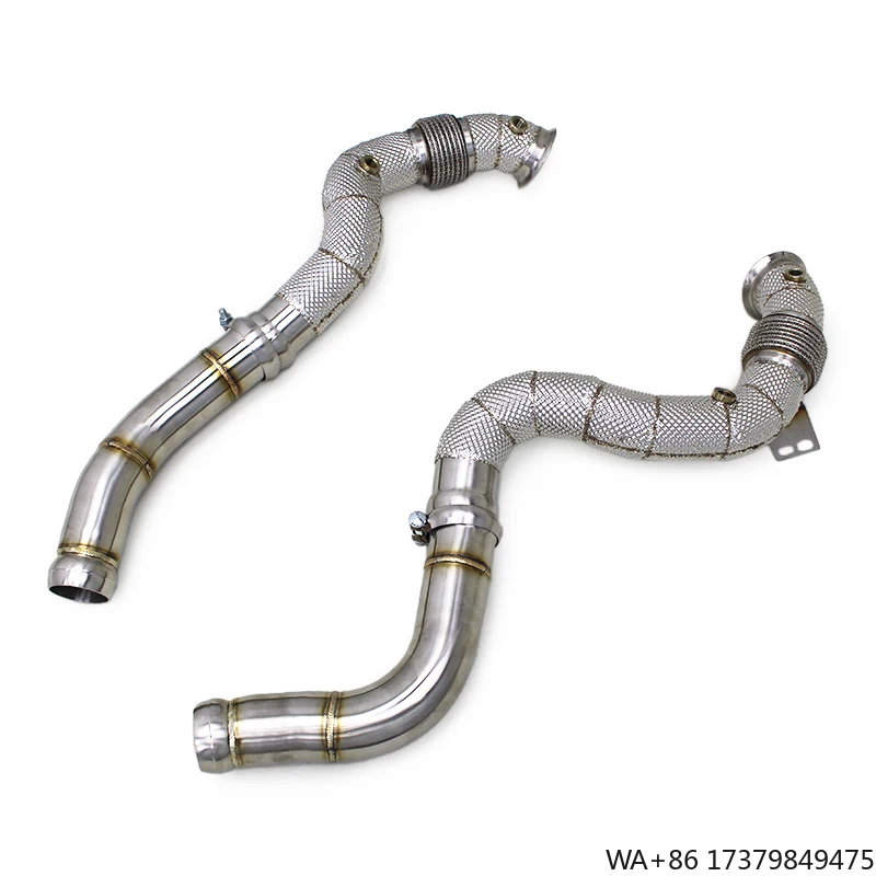 

Yooking Heat Shield Stainless Steel Downpipe Exhaust Pipes for Mercedes-Benz AMG GT63/GT63S 4.0T 2019-2025