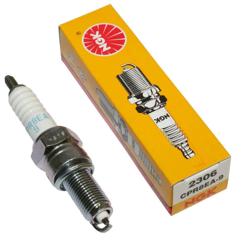 1Pcs NGK Motorcycle Spark Plug 2306 CPR8EA-9 CPR8EA9 for YAMAHA NMAX YS YZ FJR MOTO GUZZI V7 NEVADA HONDA CBR NT VISION CB XL XR