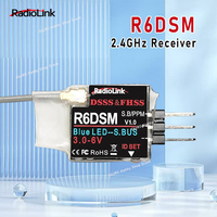 Radiolink R6DSM 2.4G 10CH RC Transmitter Receiver Mini Size SBUS/PWM Suitable for Racing Drones Compatible for AT9S/AT10/AT10II