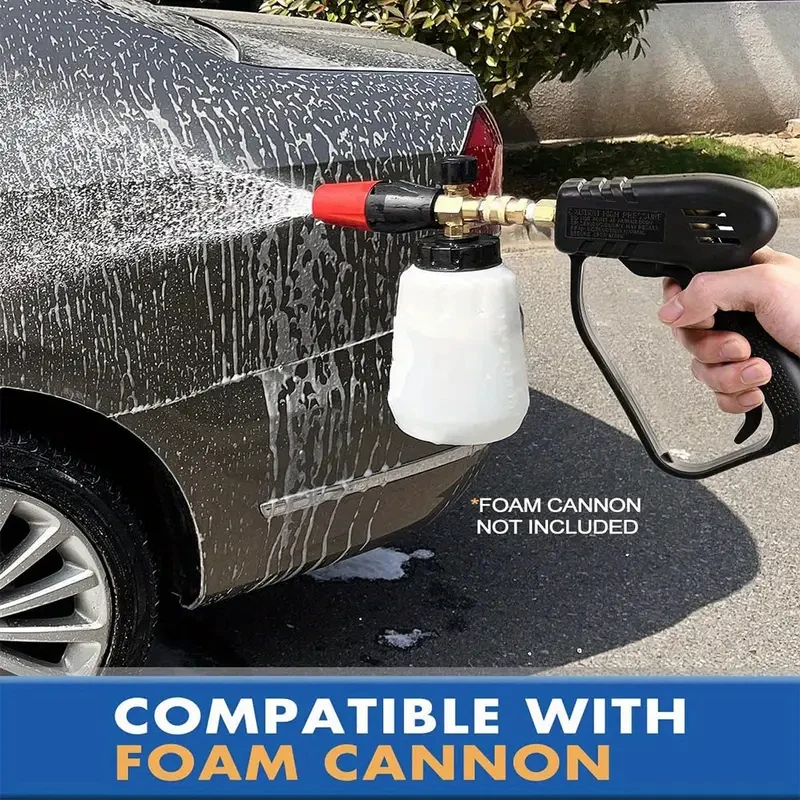 

Фунта для мойки высокого давления — 4000 фунтов на квадратный дюйм, быстрое соединение 1/4 дюйма, хвостовой соединитель M22-14 мм, сверхпрочная и прочная конструкция