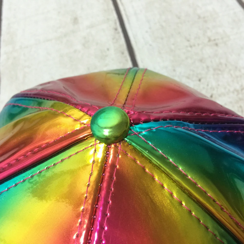 

Hats Baseball Cap Unisex Caps Sun Block Hologrphic Adjustable Light Board Men and Women