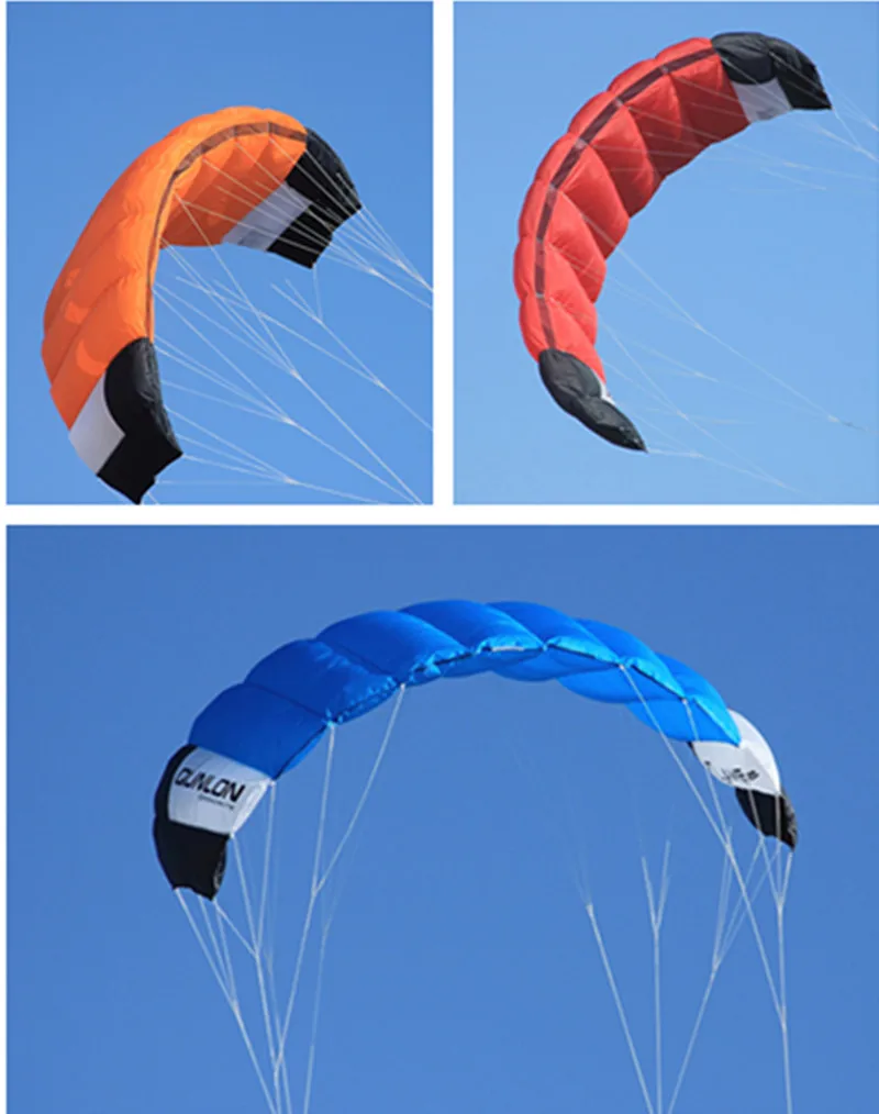 Gratis verzending quad line power vliegers voor volwassenen cerf volant gonflable jeux plein air Bird repeller 	 vliegende stokvlieger grote vliegerplezier