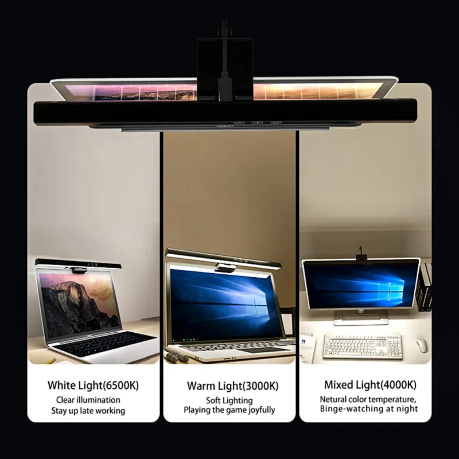 Neue LED hängende Licht PC Computer Laptop Schreibtisch Licht Bildschirm Bar Tisch lampe Büro Studie Lese lampe LCD Monito