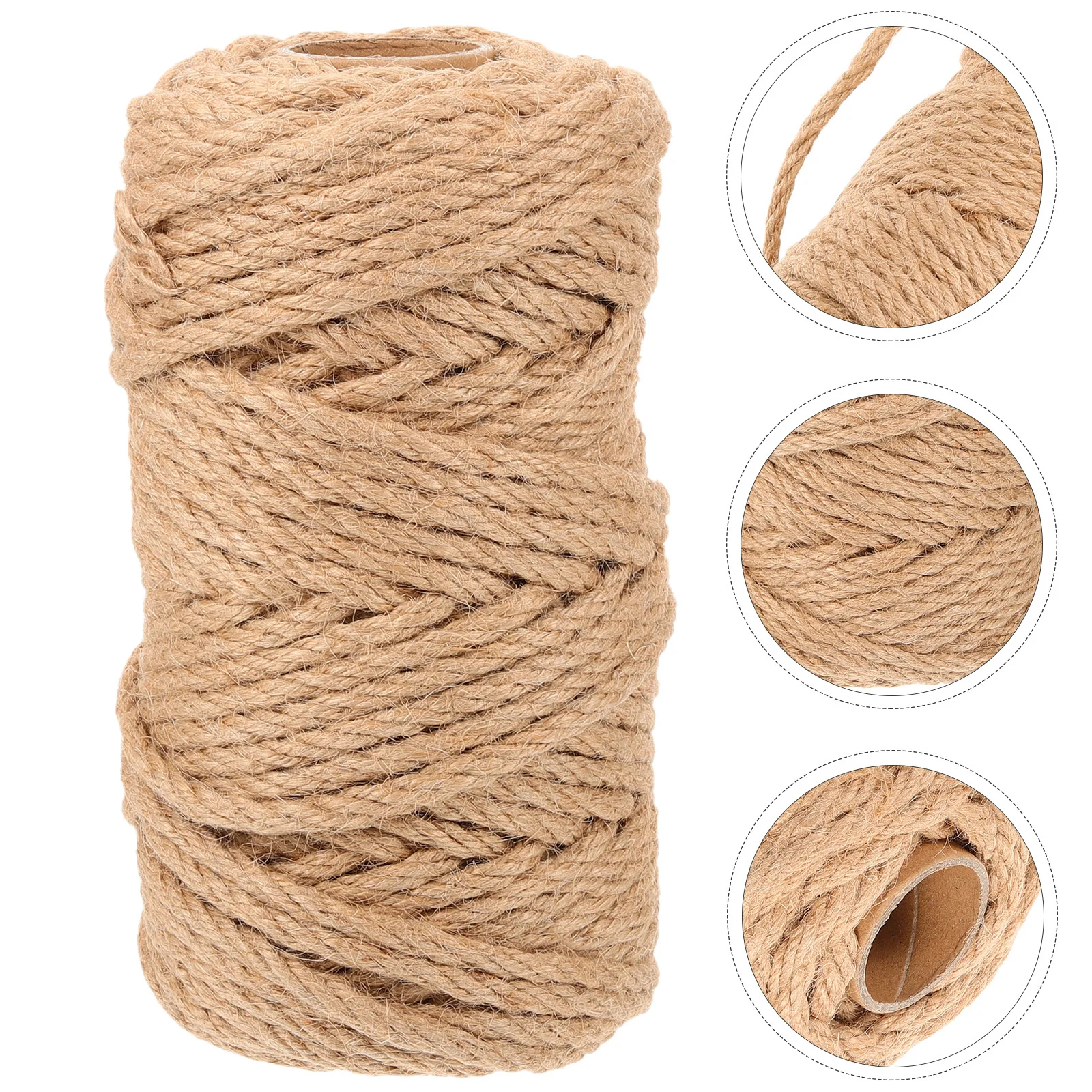 

1 Roll Diy Sisal Rope 10M Cat Scratching Tree Replacement Sturdy Hemp Rope For Furniture Protection Multi-Function Cat Accessory