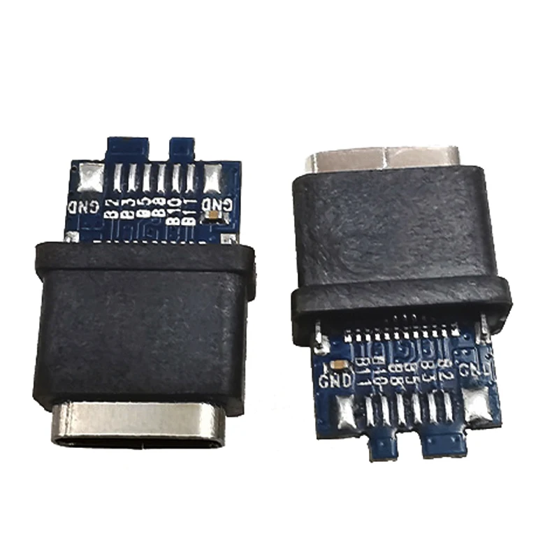 1PCS 16PIN Type-C Female USB-C 3.1 Test PCB Board Adapter Type C Male Female Connector Socket For Data Line Wire Cable Transfer
