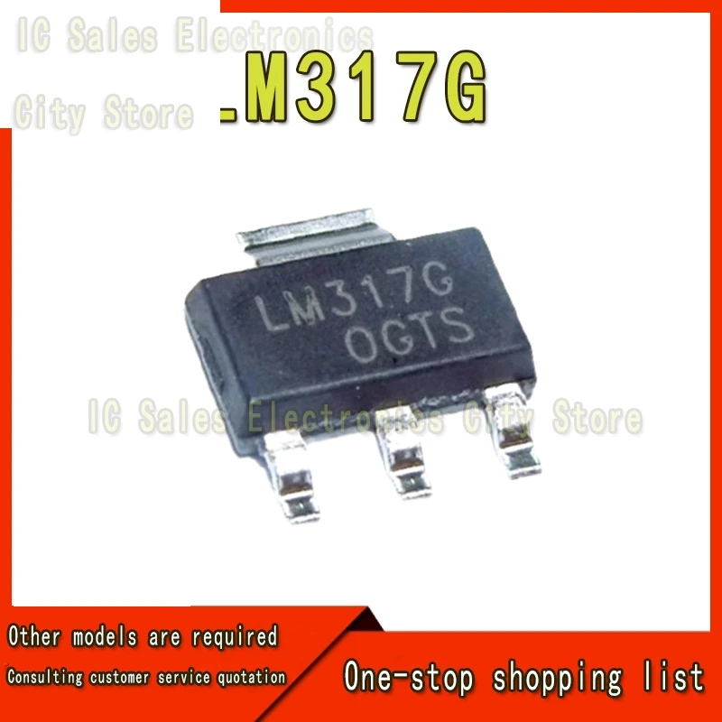 10-100 Stuks Lm 317G Sot223 Lm 317K Lm 317 Sot-223 317 Sot Smd Nieuwe En Originele Ic Chipset Groothandel