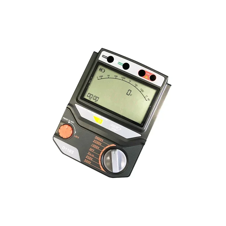 D1103 Digital Electrical 5kv Insulation Meter Contact Resistance Tester