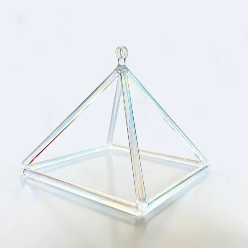 2026 hot Colorful Crystal Pyramids Singing Bowl  Sound Healing Pyramids Meditation Relaxation  Energy Percussion Instruments