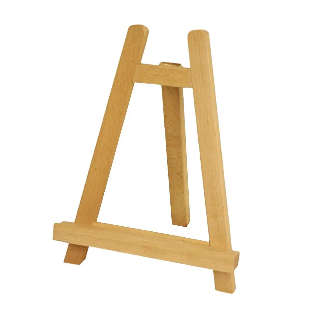 Wooden Tripod Beginning Artist Easel Display Stand Photo Elegant Mini Bamboo