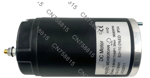 Gear power unit, DC motor MD12080AN MD24080AN MD48080AN, 12V/24V/48V 0.8KW electric forklift oil pump motor