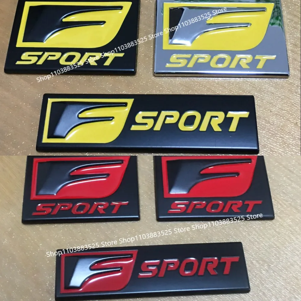 

Side Rear Trunk Metal Badge Sticker For Lexus F SPORT CT200 IS300 ES NX300 RX300 GX460 ES300 NX RX UX CT LC RC GS GX IS LS LX