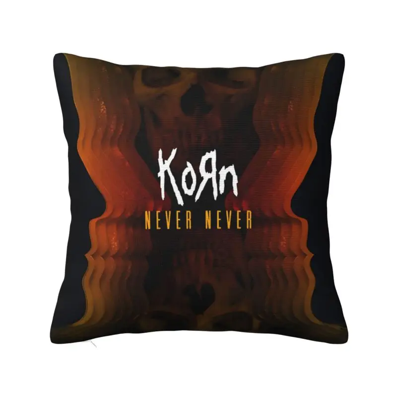 Custom Korns Heavy Metal Music Hard Rock Roll Cushion Cover Band Velvet Nordic Pillow Case