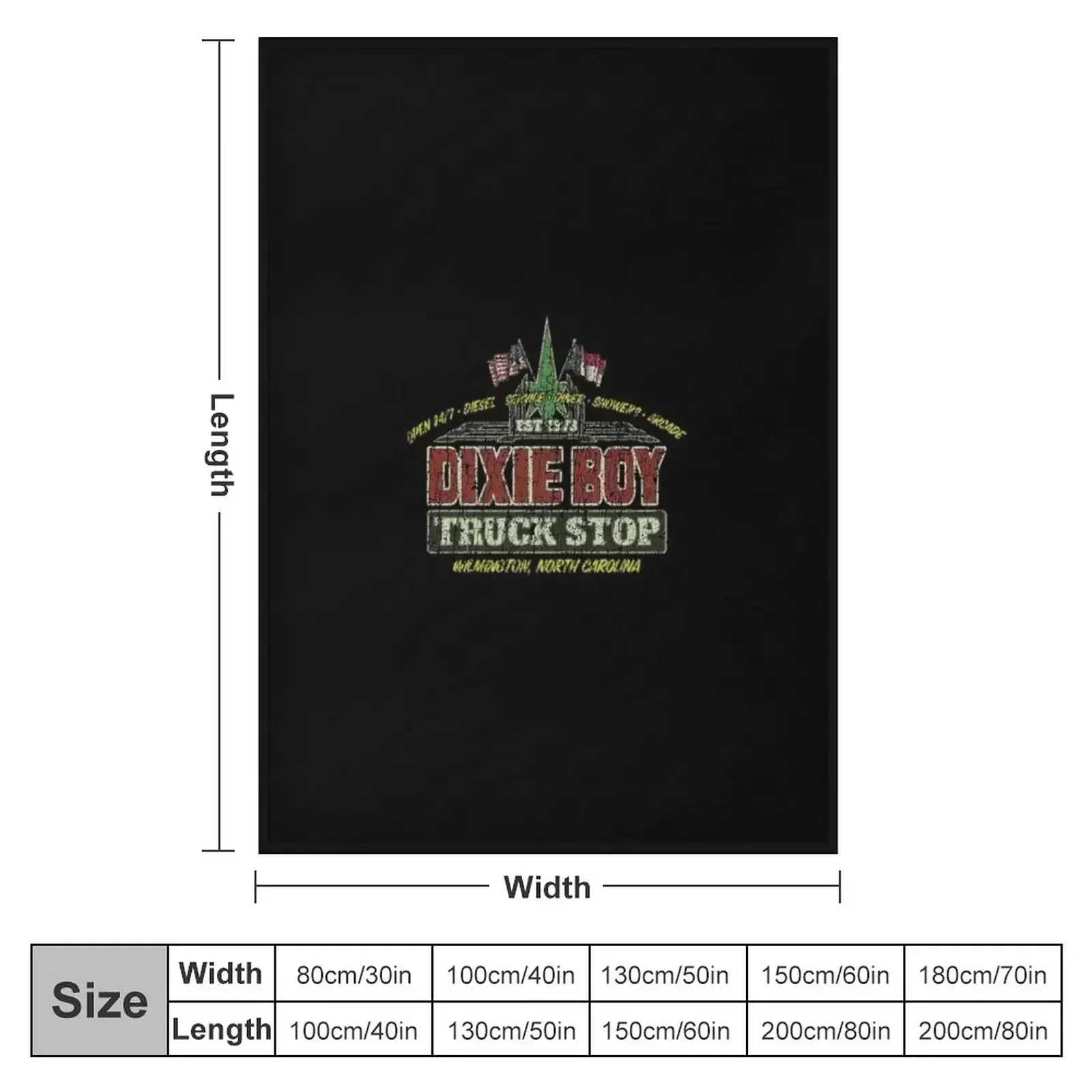 Dixie Boy Truck Stop T-Shirt Throw Blanket Tourist christmas decoration Soft Plush Plaid Blankets