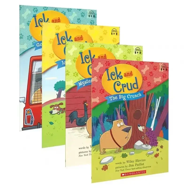 7 قطعة/المجموعة Ick and Crud الأطفال الفصول الهزلية كتاب صور اللون الكرتون وقت النوم قراءة قصة الطفل الاطفال التعليم المبكر #4