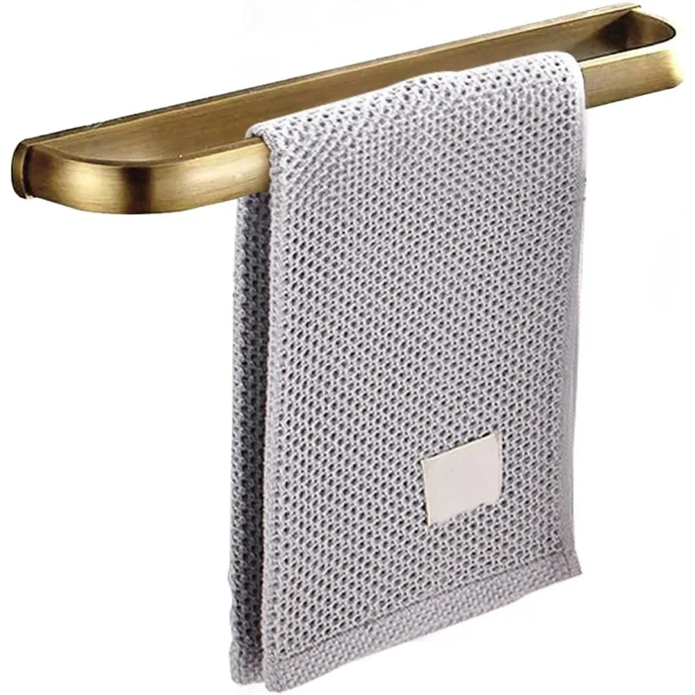 

Латунная вешалка для полотенец, антикварная вешалка для полотенец, держатель для ванны, 11,81 дюйма, вешалка для стержня, настенные аксессуары для ванной комнаты, винтажные