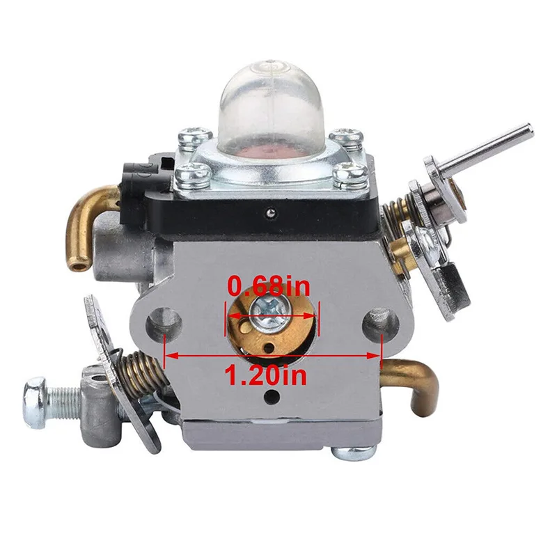 

Подходит для карбюратора Husqvarna 122C 122LK 122LDX 574386701 581734301 22cc
