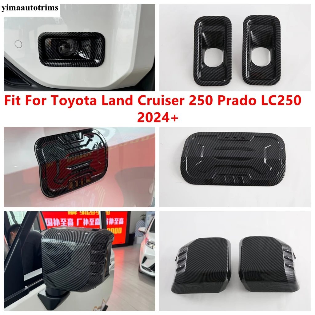 

Rearview Mirror / Front Fog Light Lamp / Fuel Oil Tank Cover Trim Accessories For Toyota Land Cruiser 250 Prado LC250 2024 2025