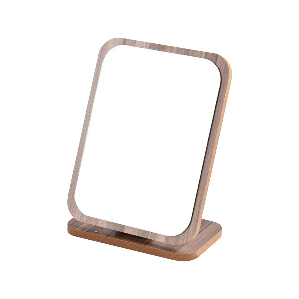 Eleganter Klappspiegel, drehbares Desktop-Design für Make-up, Rasieren, Dressing, Tischplatte, Waschtisch, Heimdekoration, Geschenk, drehbarer Spiegel