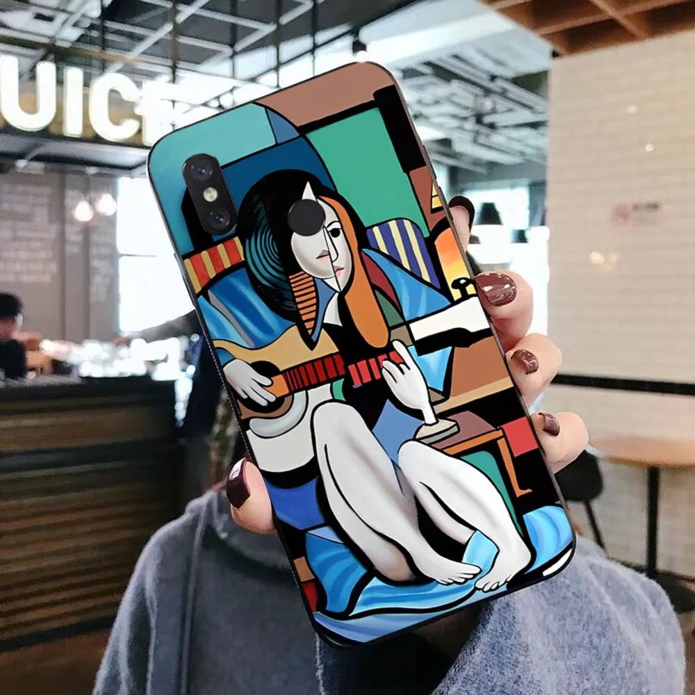 Picasso Abstract Art Painting Phone Case For Xiaomi Mi 5X 8 9 10 11 12 lite pro 10T PocoX3pro PocoM3 Note 10 pro lite