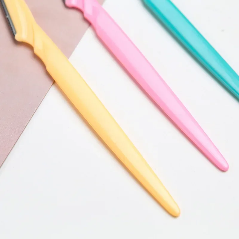 Cuchillas para dar forma a las cejas, recortador, cuchillo de afeitar para la cara, Karsyngirl, 20 uds./100 Uds., herramientas de maquillaje, raspador de depilación corporal Facial