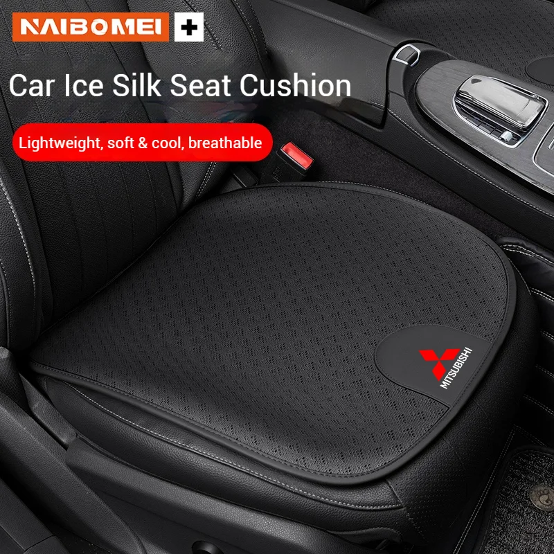 

For Mitsubishi Outlander Triton Colt Lancer EX Evolution X Pajero L200 ASX Car Seat Cushion Ice Silk Breathable Car Seat Cover