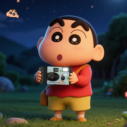Crayon Shin chan película desechable cámara de color con flash incorporado pareja aniversario estudiante temporada de graduación cámara de película