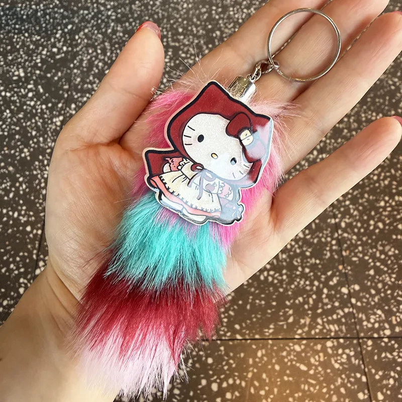 1/20 stücke Neue Nette Cartoon Hallo Kitty Auto Schwanz Tasche Anhänger Bunte Zubehör Schöne Spielzeug Figur Sammeln Artikel für Fans
