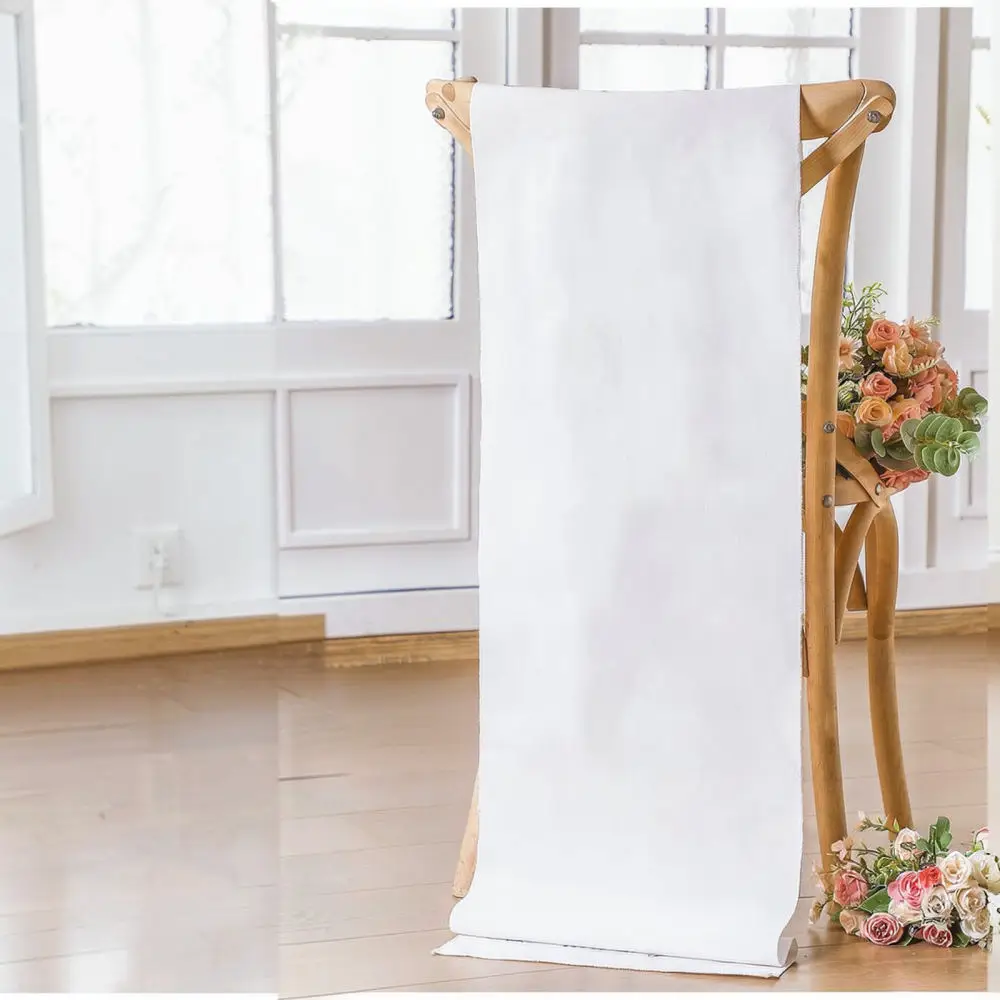 Wedding Chair Sign Hanging Banner Reserved Seat Marker Personalized Polyester Fabric Decoration For Party Ceremony Decor
