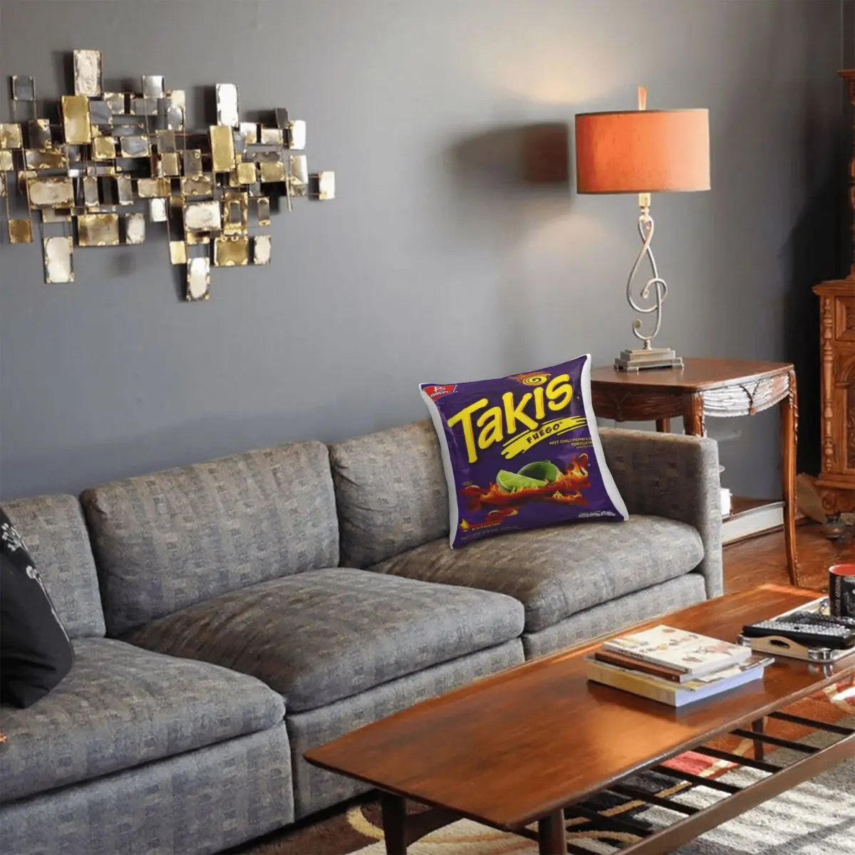 Yellow & Purple Takis Snack Kids Packet A Pillow Case