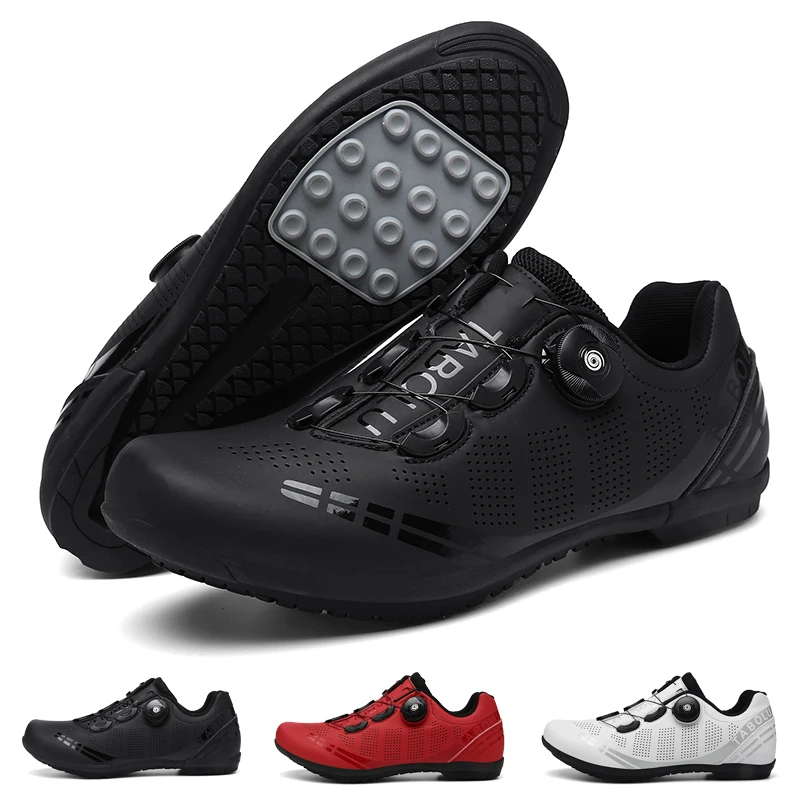 

New Spring Summer Lockless Cycling Shoes Men's Women's Mountain Biking Sports Shoes Hard Bottom Non-Slip Comfortable
