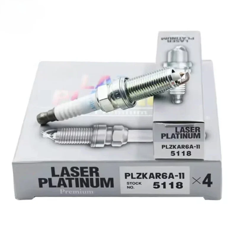 4/6PCS 5118 PLZKAR6A11 Iridium Spark Plug for Nissan Micra Note NV200 Tiida X-trail 1.6L 1.8L Renault Megane Laguna 2.0L Suzuki