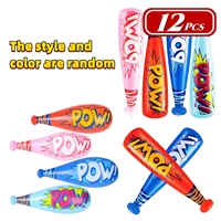 Pack of 12,Pow Inflatable Baseball Bats - Oversized 20 Inch Inflatable Toy Bat, Carnival Prizes, Goodie Bag Favors