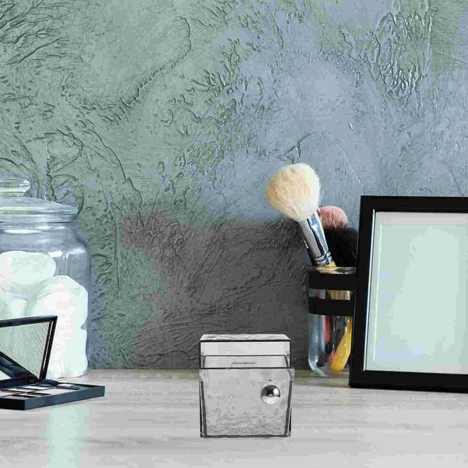 Organizador de Algodão, Saboneteira, Suporte de Parede para Banheiro, Cotonetes, Lenços Faciais e Maquiagem