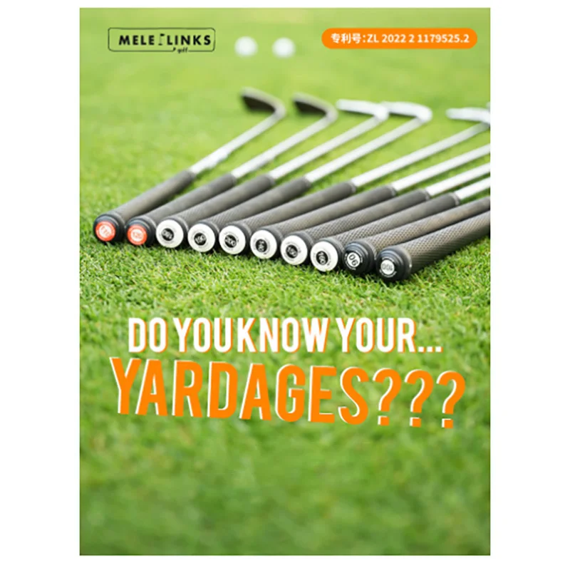 

MELELINKS Golf Distance Club Mark ABS Hit Lable Нелегко спадать Подходит для всех ручек клюшек Легко идентифицировать