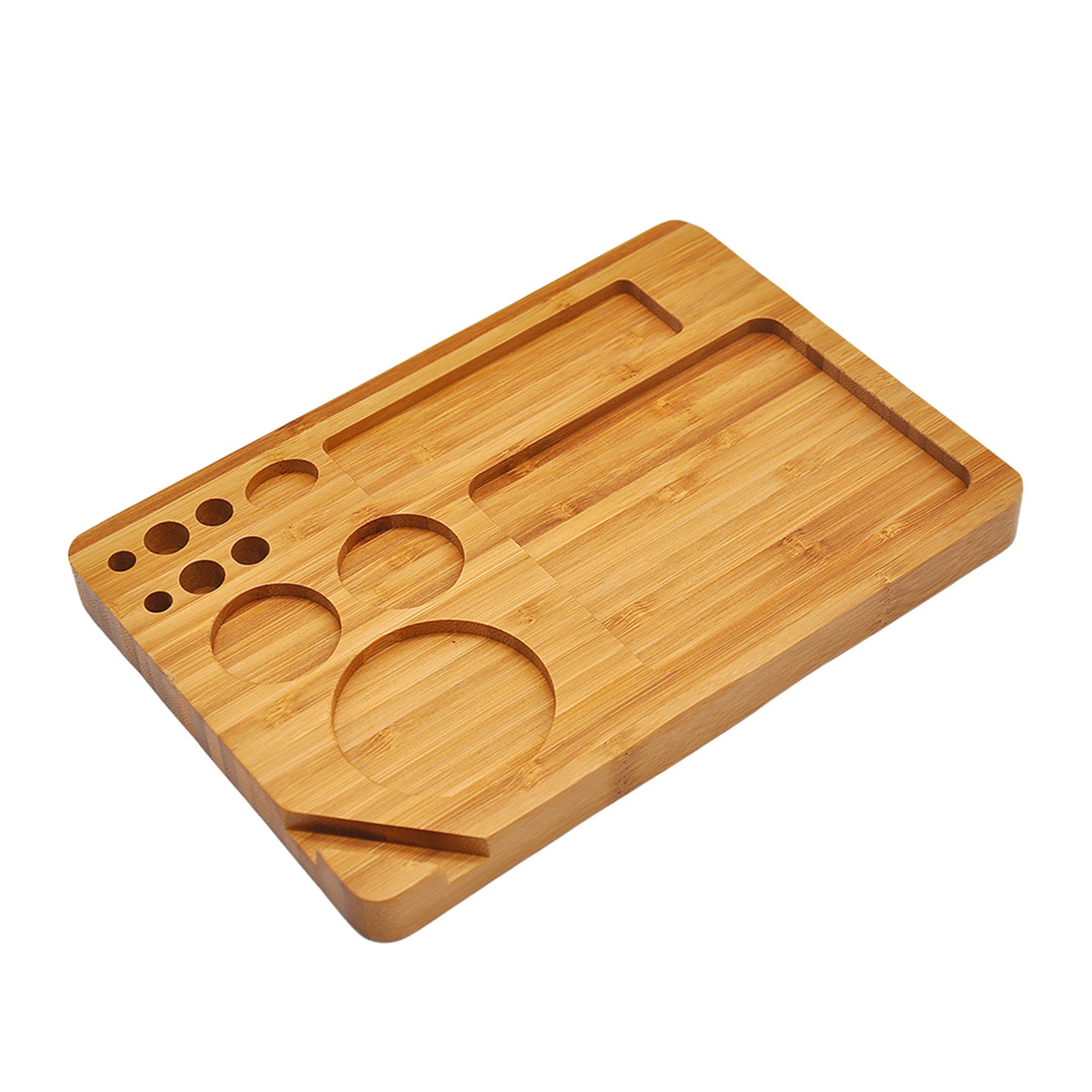 Wood Rolling Tray Rolling Paper Console Multipurpose Tobacco Grinding Tray Pure Solid Durable Wood(9.1\