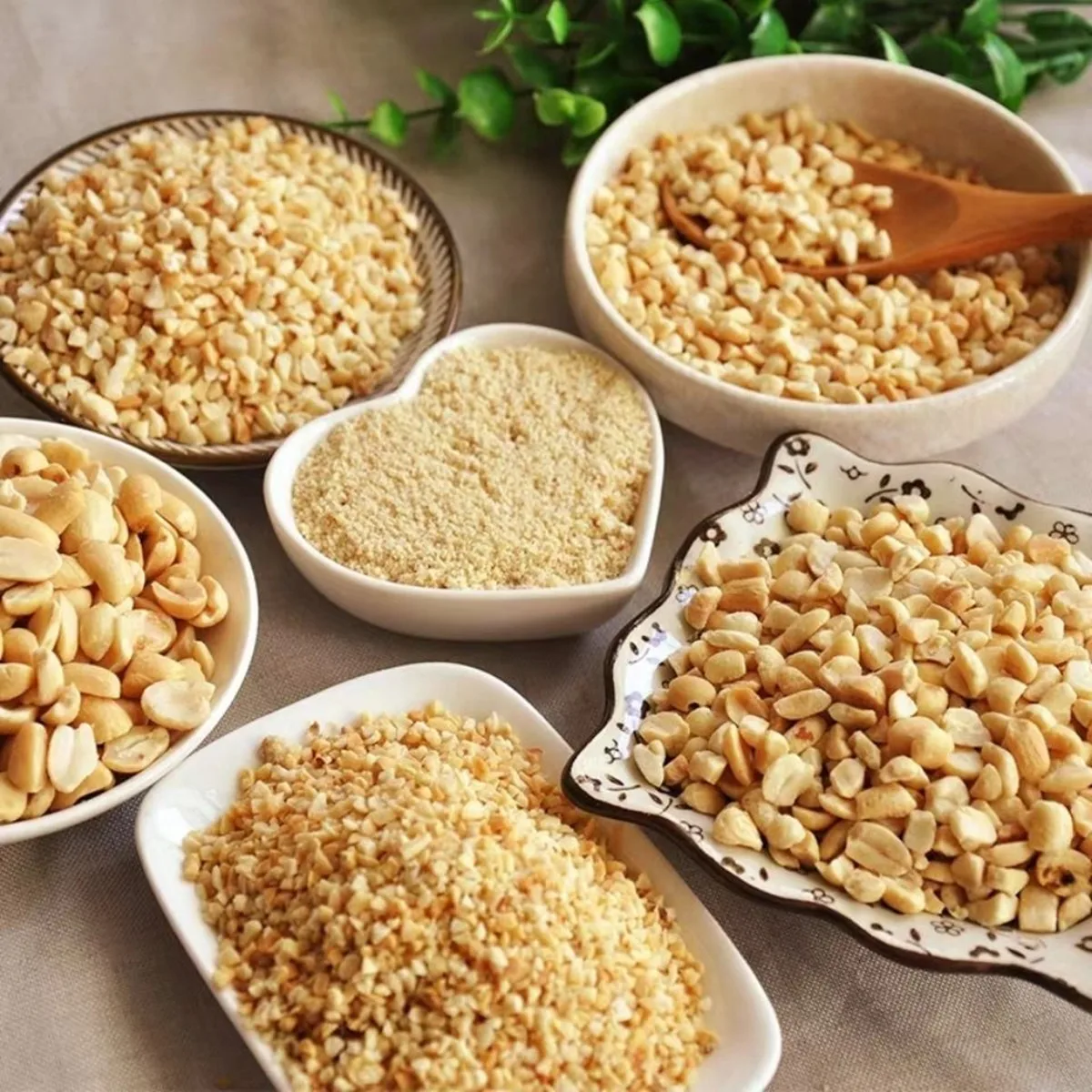 100g/500g de maní triturado falso, nueces picadas falsas no ecológicas, suministros de bricolaje para brownies de imitación, accesorios de manzanas de caramelo, Etc.