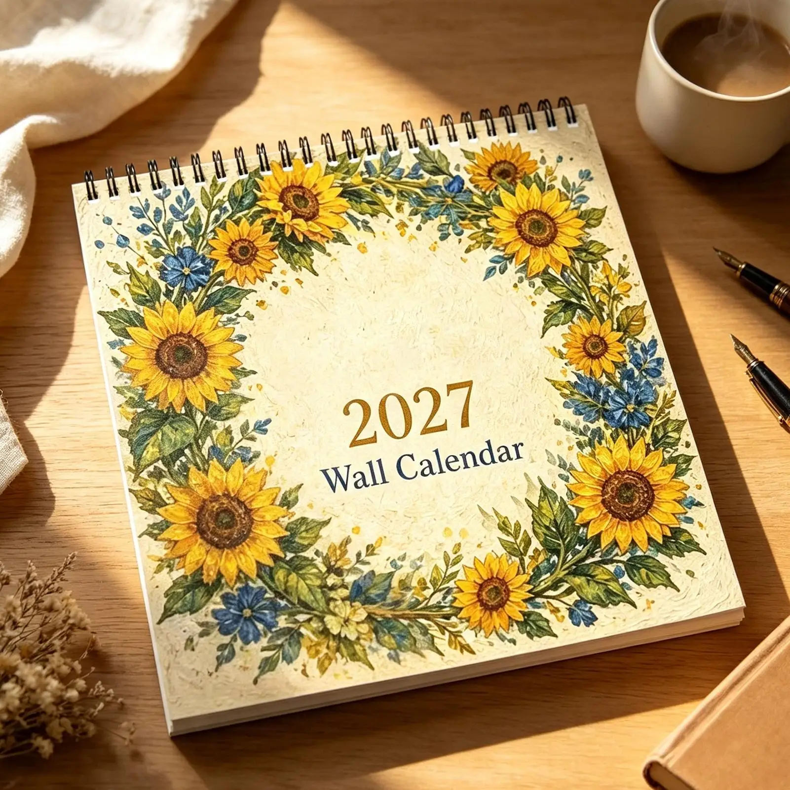  2027 Hanging Calendar Wall Calendar for Room Home Office Holiday Planning Memo Writing Daily Organizer Office Home Decor