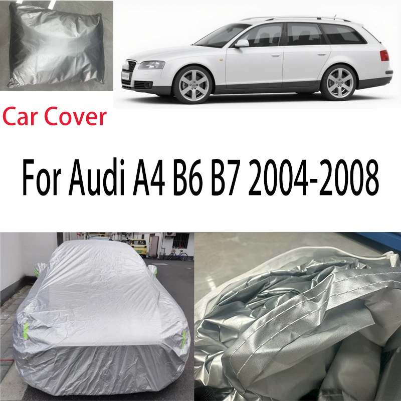 

Для Audi A4 B6 B7 Estate Avant 2004-2008 автомобильный чехол защитный солнцезащитный крем теплоизоляция пыленепроницаемый царапины на экстерьер автомобиля