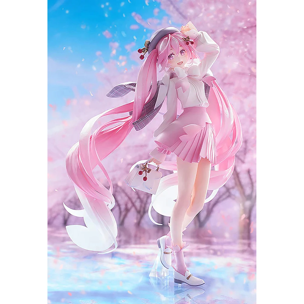 Original NEW Good Smile Company Sakura Miku (Hanami Outfit Ver.) Gorgeous 28cm Anime Model Figure Collection Toys