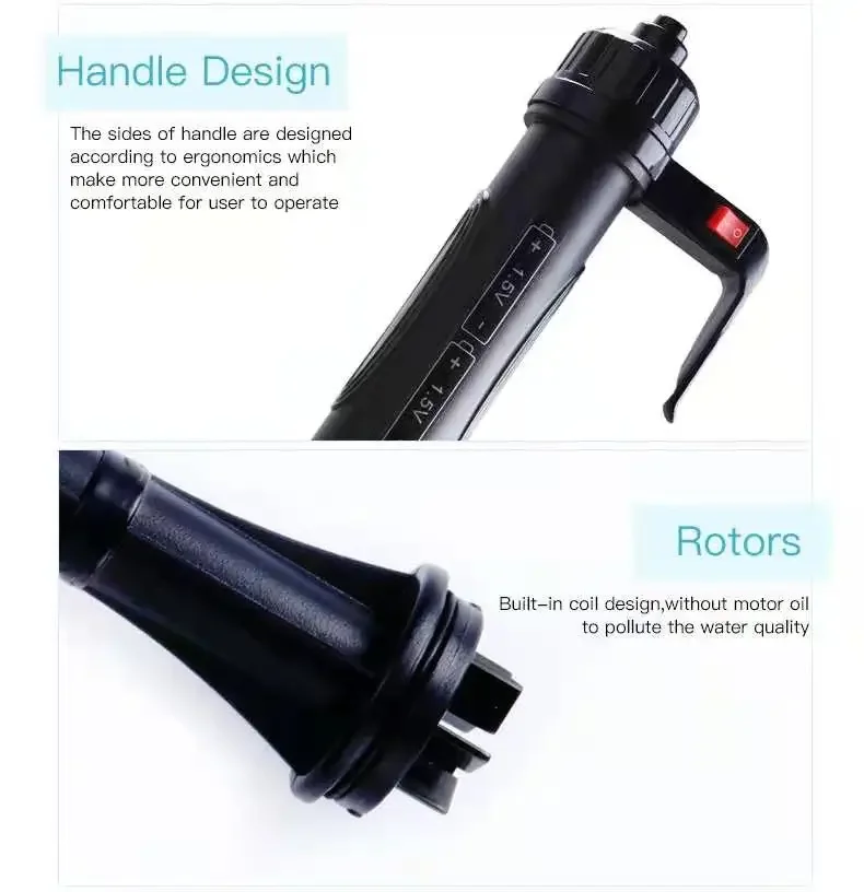 3W Aquarium Elektrischer Kiesreiniger Wasserwechselpumpe Reinigungswerkzeuge Wasserwechsler Siphon für Aquarium Wasserfilterpumpe – Detail 13