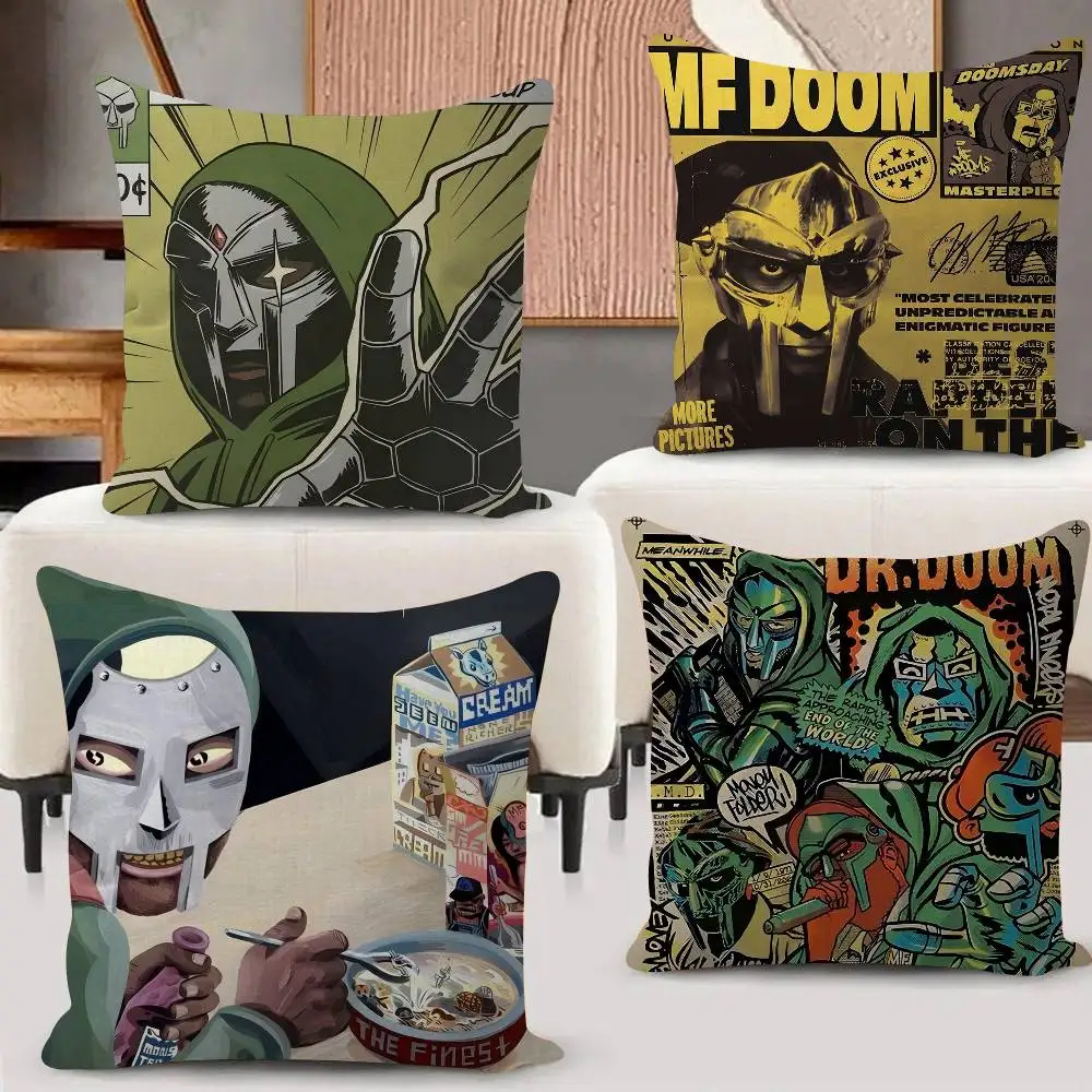 

MF D-DOOM Music Pop Album Cushion Cover Pillowcase Upholstery Sofa Throw Pillow Home Decor Pillowcas