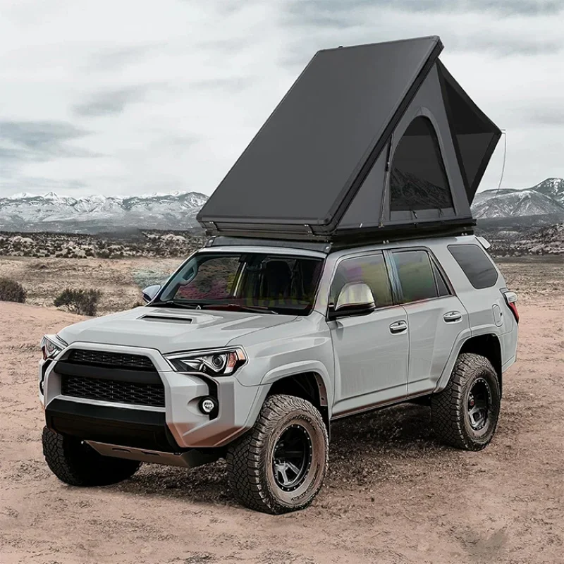 High Quality Factory Custom Outdoor Camping Roof Top Tent For Car SUV Van Waterproof Aluminum Pole Automatic Rooftent For Summer