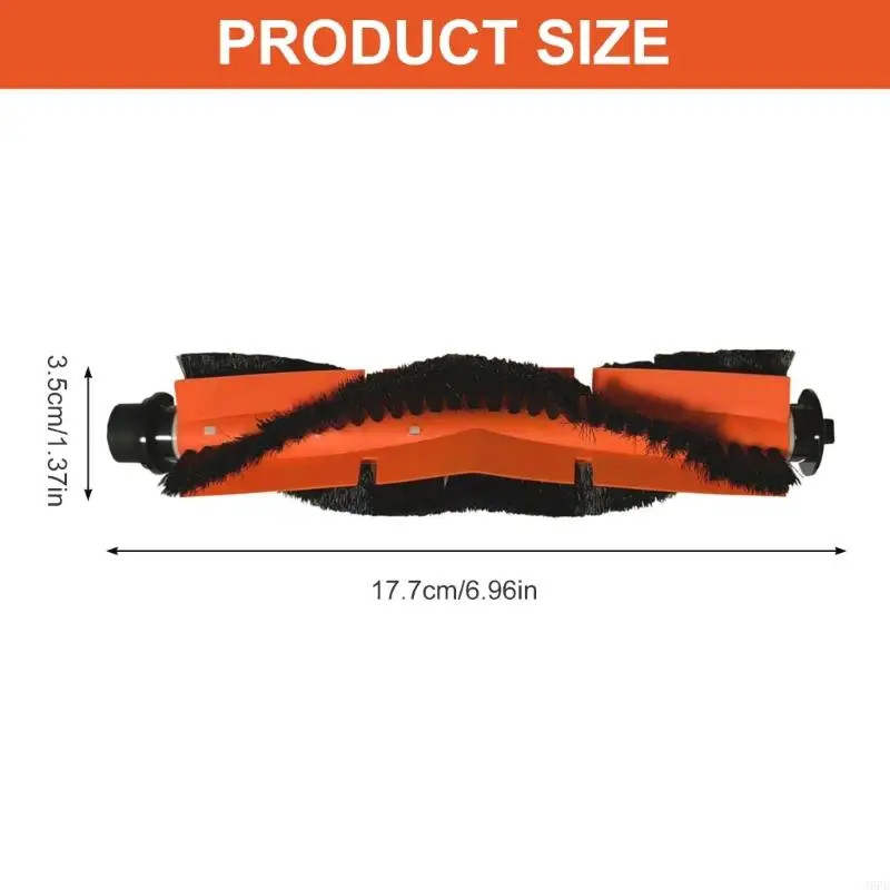 J6PE 교체 메인 브러시 효율적인 롤링 브러시 세트 진공 청소기를위한 플라스틱 텍스처 청소 효율 향상
