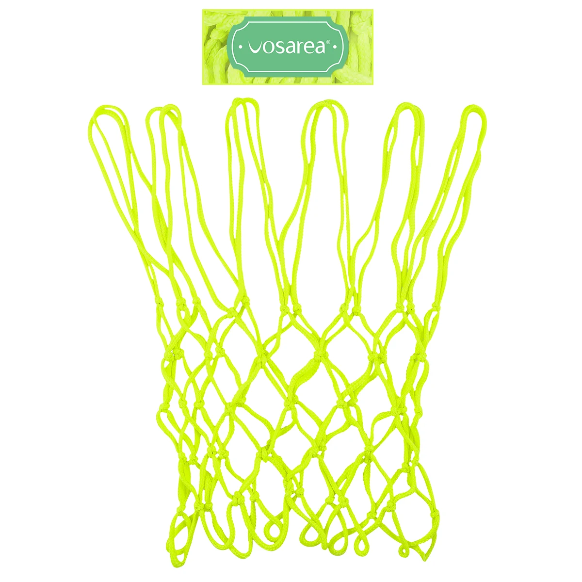 ヘビーデューティーネットグローナイロンバスケットボールネット、暗闇で光るナイトナイロン、耐候性、リム、バックボード、コート、スポーツに適合